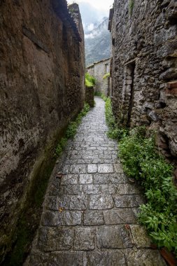 San Severino di Centola Ortaçağ Köyü - İtalya