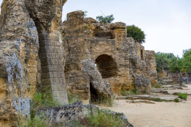 Tapınaklar Vadisi 'ndeki Arcosoli - Agrigento - İtalya