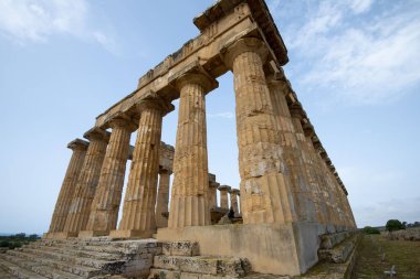 Selinunte 'deki Hera Tapınağı - Sicilya - İtalya