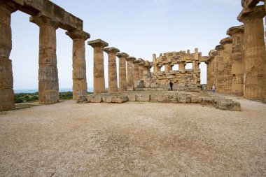 Selinunte 'deki Hera Tapınağı - Sicilya - İtalya