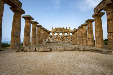 Selinunte 'deki Hera Tapınağı - Sicilya - İtalya