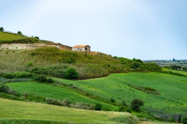 Ragusa 'daki Tarım Alanları - Sicilya - İtalya