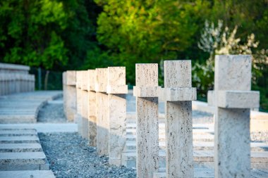 Lehçe İkinci Dünya Savaşı mezarlığı - Monte Cassino - İtalya