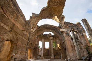 Hadrian Villa 'nın kalıntıları - İtalya