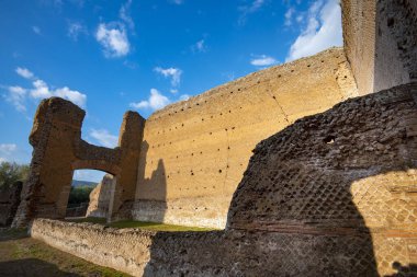Hadrian Villa 'nın kalıntıları - İtalya