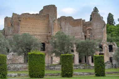 Hadrian Villa 'nın kalıntıları - İtalya