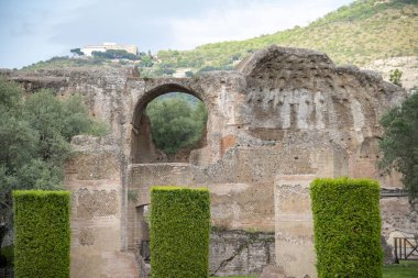 Hadrian Villa 'nın kalıntıları - İtalya