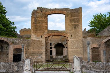 Hadrian Villa 'nın kalıntıları - İtalya