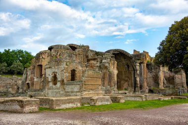 Hadrian Villa 'nın kalıntıları - İtalya