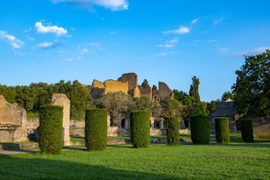 Hadrian Villa 'nın kalıntıları - İtalya