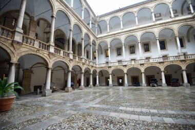 Palermo 'daki Norman Sarayı - Sicilya - İtalya