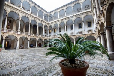 Palermo 'daki Norman Sarayı - Sicilya - İtalya