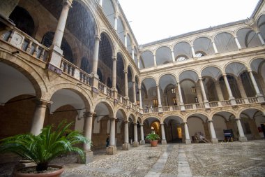 Palermo 'daki Norman Sarayı - Sicilya - İtalya