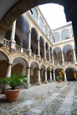 Palermo 'daki Norman Sarayı - Sicilya - İtalya