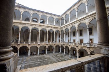 Palermo 'daki Norman Sarayı - Sicilya - İtalya
