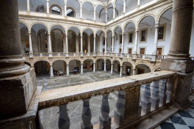 Palermo 'daki Norman Sarayı - Sicilya - İtalya