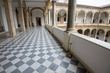 Palermo 'daki Norman Sarayı - Sicilya - İtalya