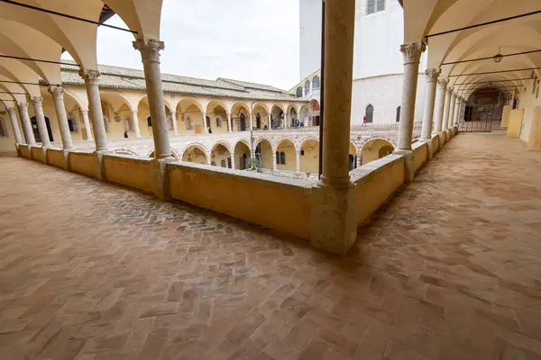 stock image Courtyard of the Friary - Assisi - Italy