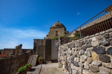 Ischia 'nın Aragonese Kalesi - İtalya