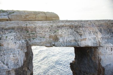 Gozo Adası, Malta 'daki Wied il-Mielah Kayalıkları