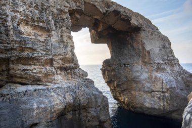 Gozo Adası, Malta 'daki Wied il-Mielah Kayalıkları