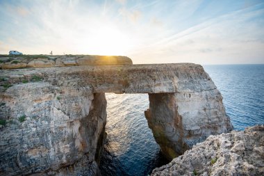 Gozo Adası, Malta 'daki Wied il-Mielah Kayalıkları