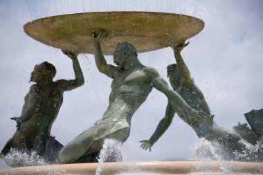 Triton Çeşmesi - Valletta - Malta