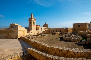 Gozo Adası 'ndaki Victoria Kalesi - Malta