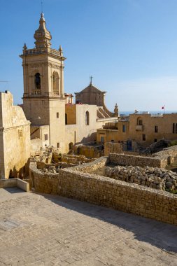 Gozo Adası 'ndaki Victoria Kalesi - Malta