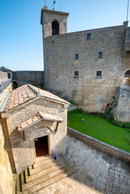 Guaita Kulesi 'ndeki Santa Barbara Şapeli - San Marino