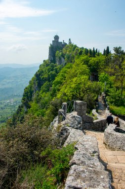 Cesta Second Tower - San Marino clipart
