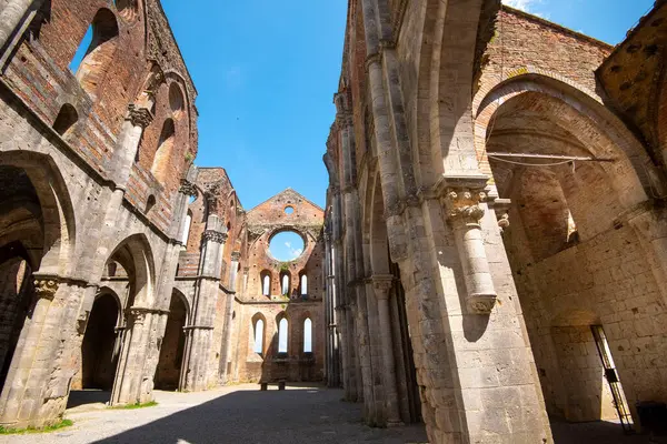 stock image Ruins of Abbey of San Galgano - Italy