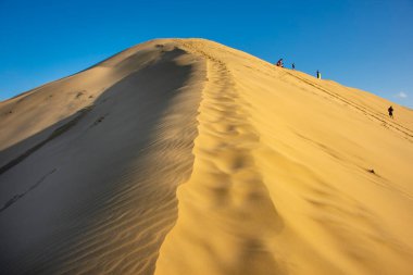 Cape Reinga 'daki dev kum tepeleri - Yeni Zelanda