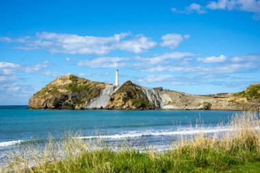 Castlepoint deniz feneri - Yeni Zelanda