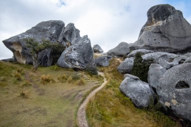 Castle Hill Kayalıkları - Yeni Zelanda