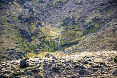 Tongariro Alp Geçidi 'ndeki Soda Springs - Yeni Zelanda