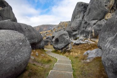 Castle Hill Kayalıkları - Yeni Zelanda