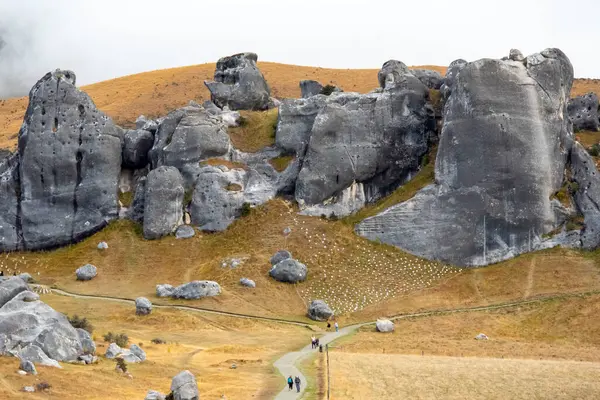 stock image Castle Hill Rocks - New Zealand