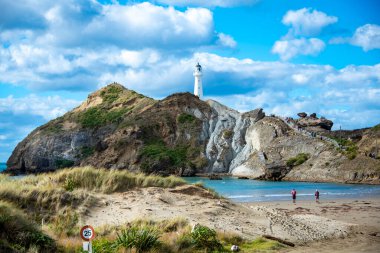 Castlepoint deniz feneri - Yeni Zelanda