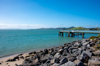 Opononi Rıhtımı Northland - Yeni Zelanda