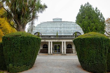 Cunningham House in Christchurch Botanic Gardens - New Zealand clipart