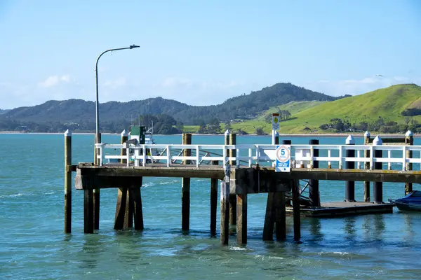 stock image Opononi Wharf in Northland - New Zealand