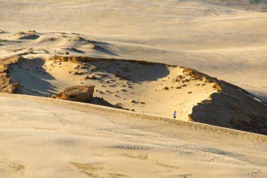 Cape Reinga 'daki dev kum tepeleri - Yeni Zelanda