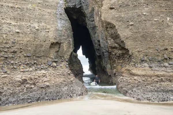 stock image The Keyhole Natural Tunnel - New Zealand