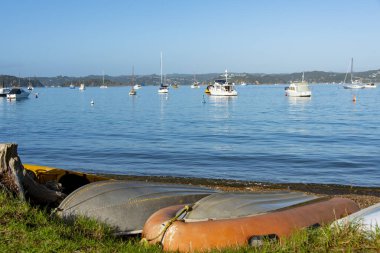 Russell 'daki Kororareka Körfezi - Yeni Zelanda