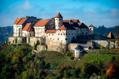 Bavyera 'daki Burghausen Kalesi - Almanya