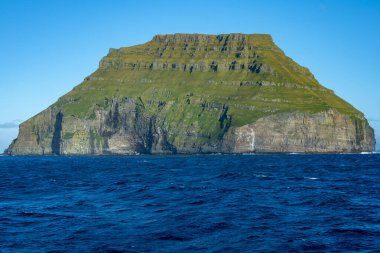 Island of Litla Dimun - Faroe Islands clipart