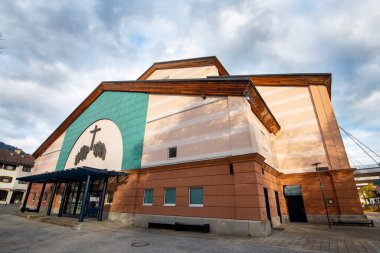 Oberammergau 'da Sahne Sanatları Tiyatrosu - Almanya