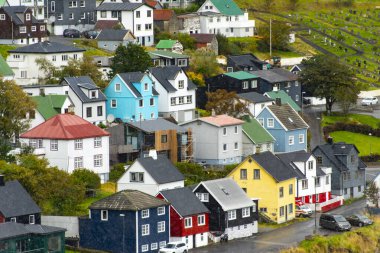 Fuglafjordur Kasabası - Faroe Adaları
