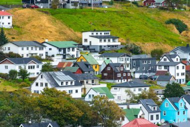 Fuglafjordur Kasabası - Faroe Adaları